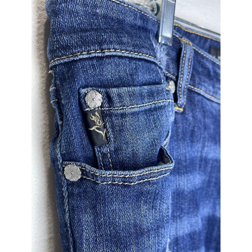 Torrid Premium Distressed Boyfriend Jeans Size 20 Medium Wash Plus Size Denim - Picture 5 of 11